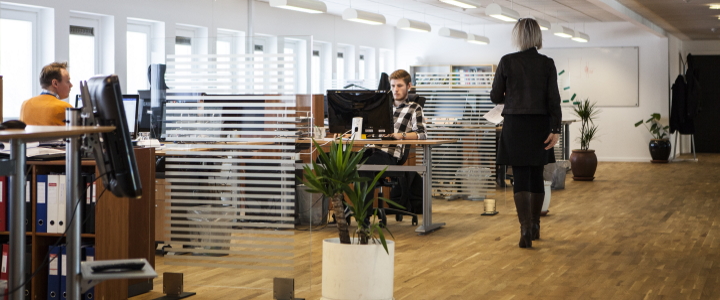 Büroarbeit im Unternehmen